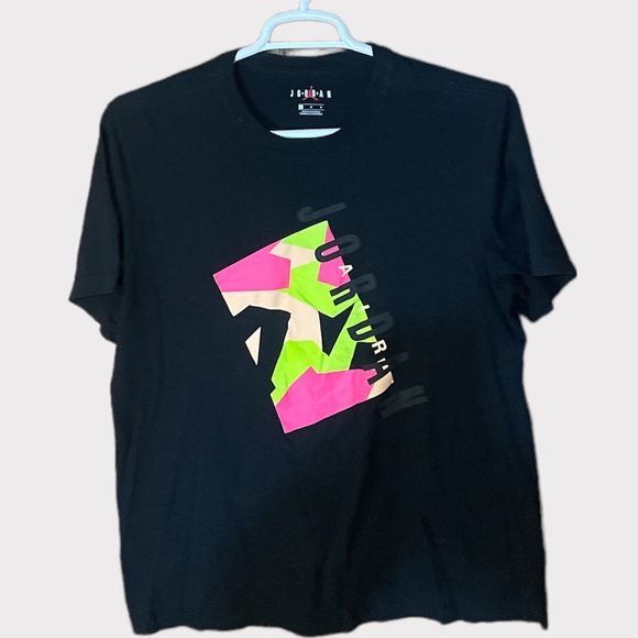 Jordan Other - Air Jordan Graphic T-shirt Mens Large Athletic Logo Streetwear Jumpman Colorful